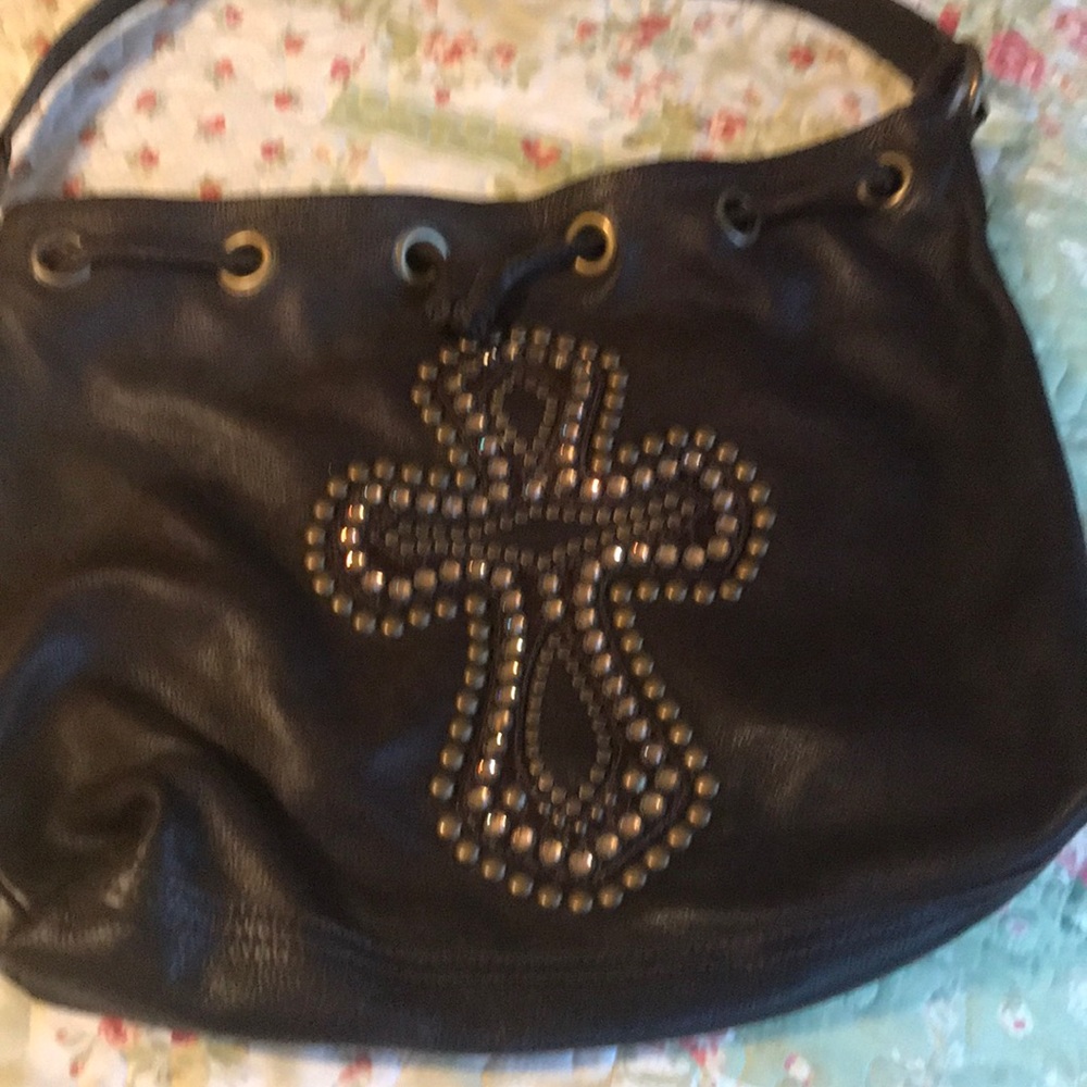 EUC LeatherRock Handbag